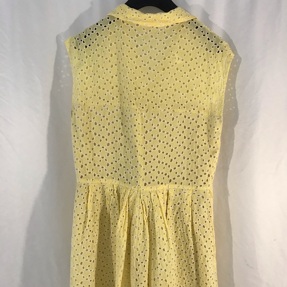 Betsey Johnson Eyelet Yellow Mini Dress - Picture 7 of 7